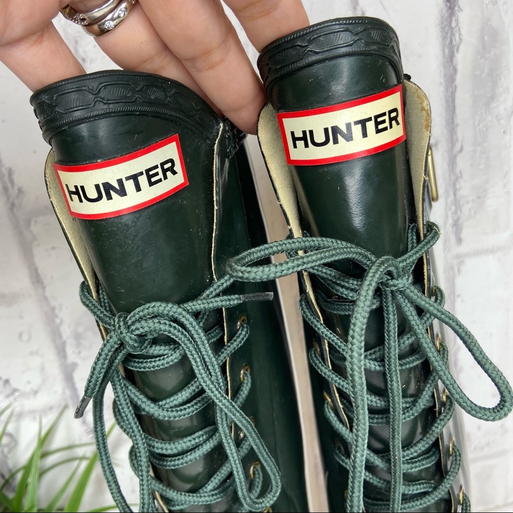 Green Hunter Lapins Boots US 6F, EU37 - Picture 6 of 16